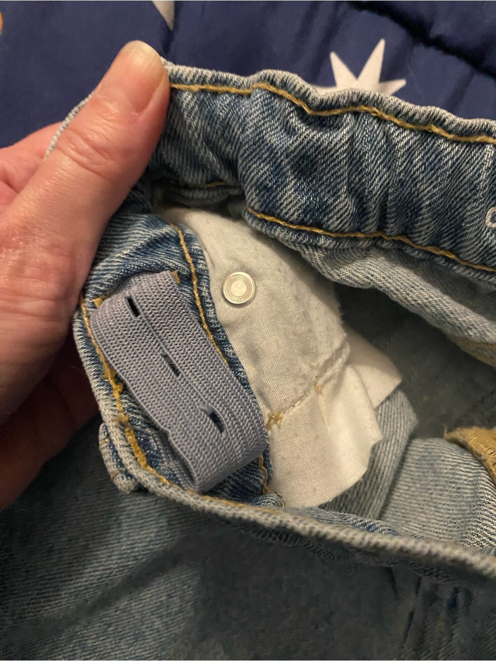 Old Navy Light Blue Carpenter Jeans for Kids - Picture 7 of 8